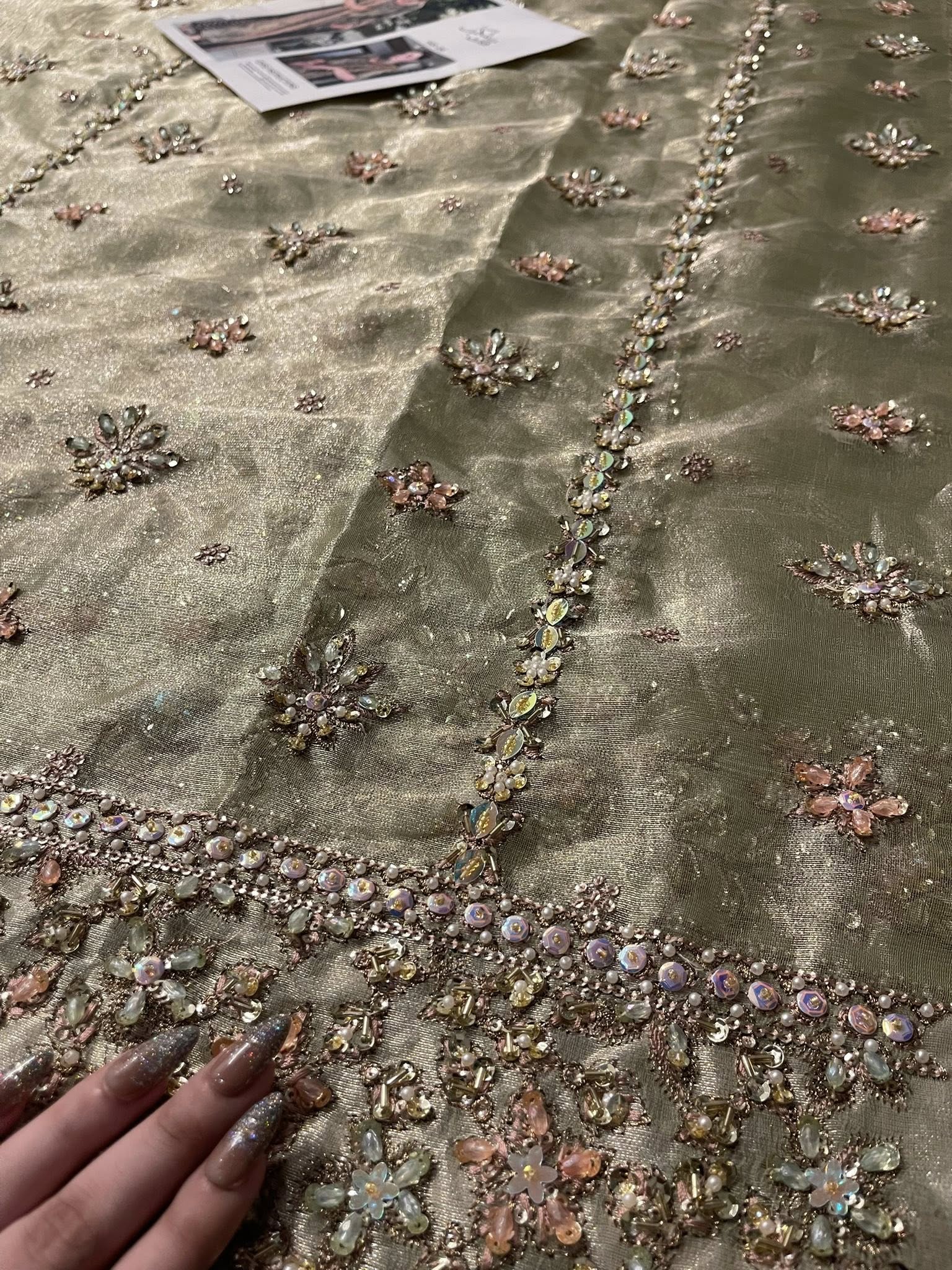 Haris Shakeel Gold & Black