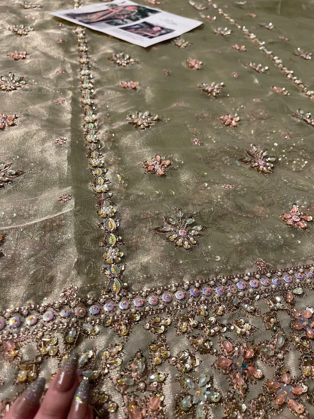 Haris Shakeel Gold & Black